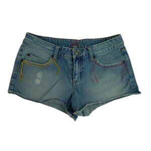 Jade Distressed Denim Shorts Juniors Size 7